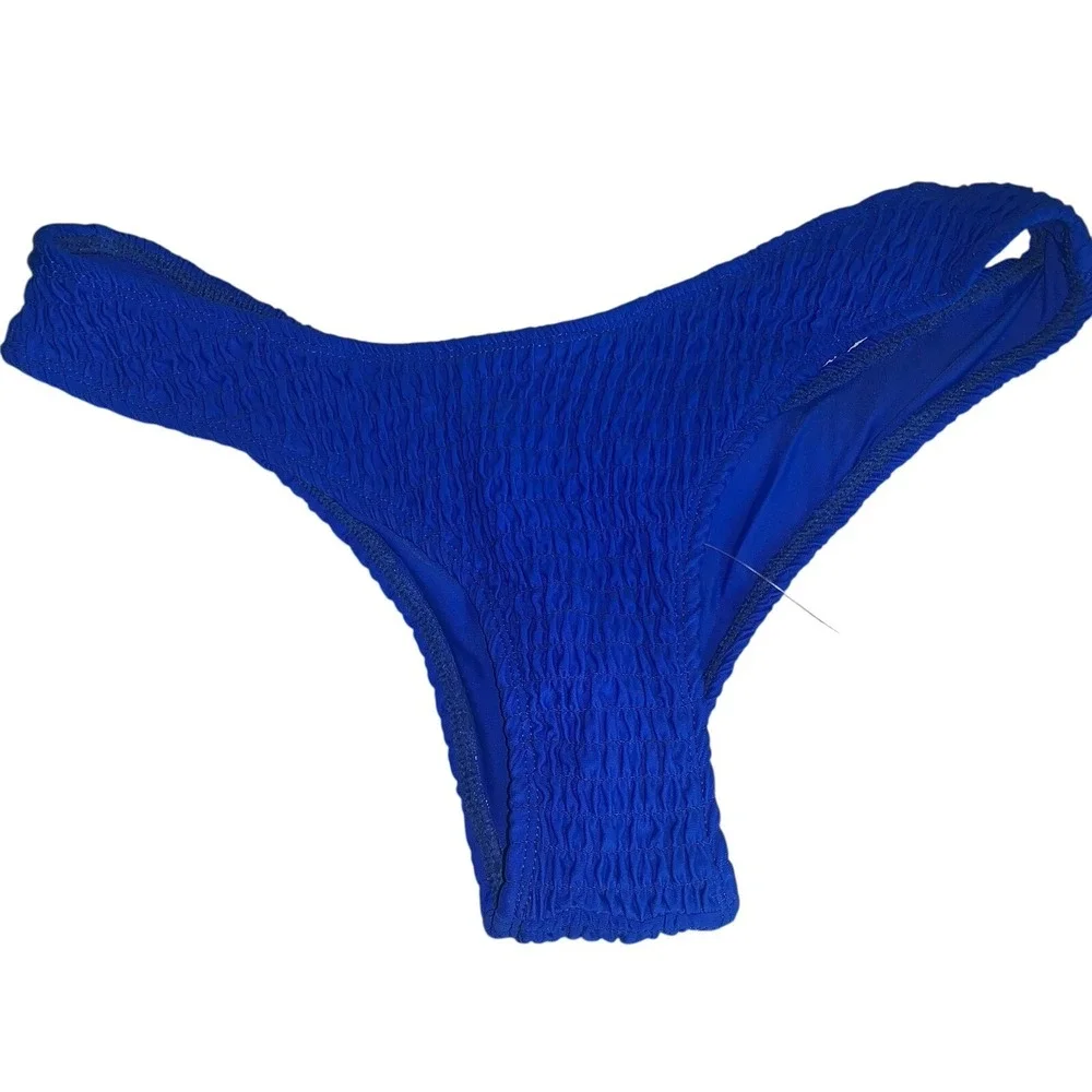 NWT‎ SHOWPO Bikini Set Women's Cobalt Blue  Rory Top Sz 2  Anais Bottom Sz 4
